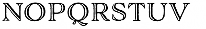 Adorn Engraved Font UPPERCASE