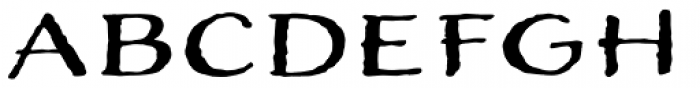Adorn Expanded Sans Font LOWERCASE
