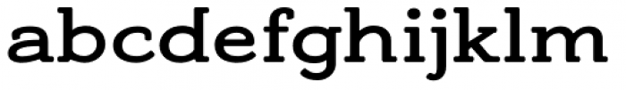 Adorn Smooth Slab Serif Bold Font LOWERCASE