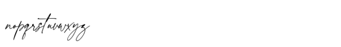 Adorn Story Script Font LOWERCASE
