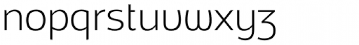 Adria Grotesk ExtraLight Upright Italic Font LOWERCASE
