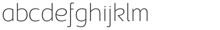 Adria Grotesk Thin Upright Italic Font LOWERCASE