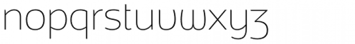 Adria Grotesk Thin Upright Italic Font LOWERCASE