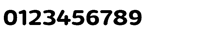 Adria Round Bd Font OTHER CHARS