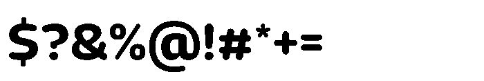 Adria Round Bd Font OTHER CHARS