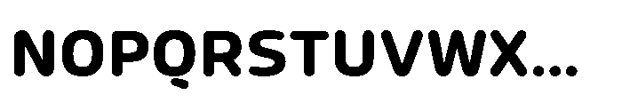 Adria Round Bd Font UPPERCASE