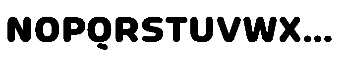 Adria Round Blk Font UPPERCASE