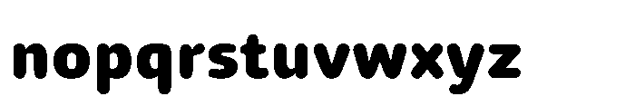 Adria Round Blk Font LOWERCASE