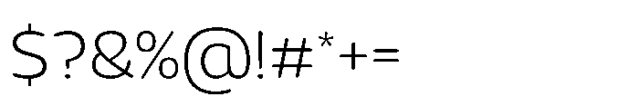 Adria Round XLt Upright Italic Font OTHER CHARS