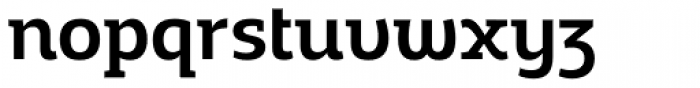 Adria Slab Medium Upright Italic Font LOWERCASE