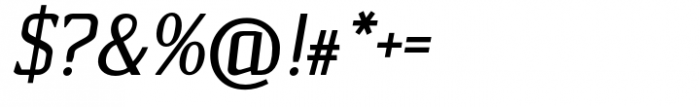 Aduana Oblique Font OTHER CHARS
