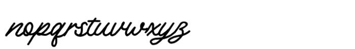 Adventure Trace Script Font LOWERCASE