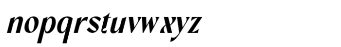 Advera Italic Font LOWERCASE