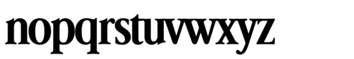Advercase Bold Font LOWERCASE
