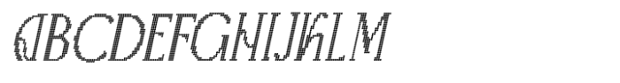 Advine Disco Italic Font UPPERCASE