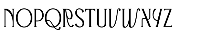 Advine Regular Font UPPERCASE