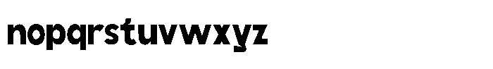 Adysta Font LOWERCASE