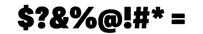 Adapt Black Font OTHER CHARS