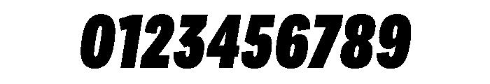 Adapt CompactBlackItalic Font OTHER CHARS