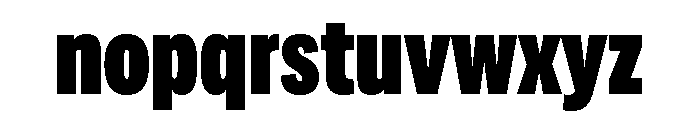 Adapt CompactBlack Font LOWERCASE