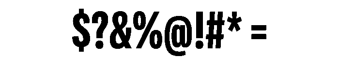 Adapt CompactBold Font OTHER CHARS