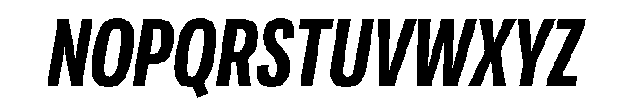 Adapt CompactBoldItalic Font UPPERCASE