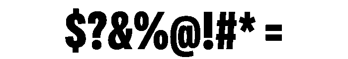 Adapt CompactExtrabold Font OTHER CHARS