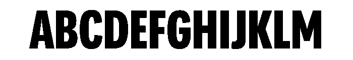Adapt CompactExtrabold Font UPPERCASE