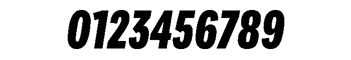 Adapt CompactExtraboldItalic Font OTHER CHARS