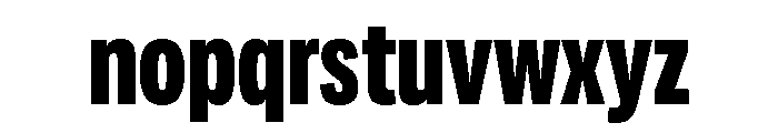 Adapt CompactExtrabold Font LOWERCASE