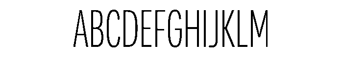 Adapt CompactLight Font UPPERCASE