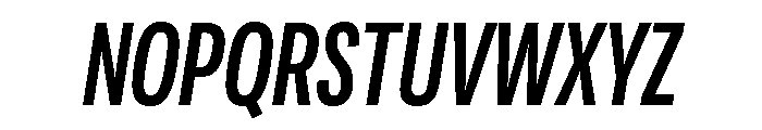 Adapt CompactMediumItalic Font UPPERCASE