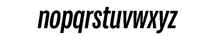 Adapt CompactMediumItalic Font LOWERCASE
