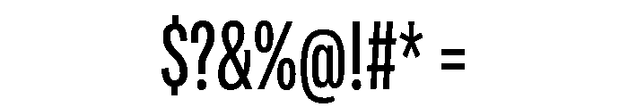 Adapt CompactRegular Font OTHER CHARS