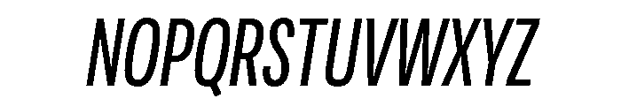 Adapt CompactRegularItalic Font UPPERCASE
