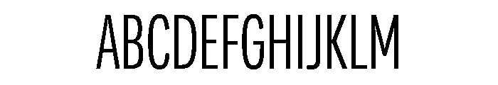 Adapt CompactSemilight Font UPPERCASE