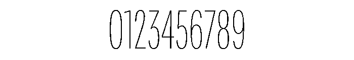 Adapt CompactThin Font OTHER CHARS