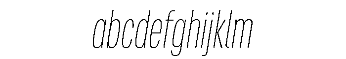 Adapt CompactThinItalic FONT