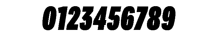Adapt CompressedBlackItalic Font OTHER CHARS
