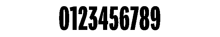 Adapt CompressedBold Font OTHER CHARS