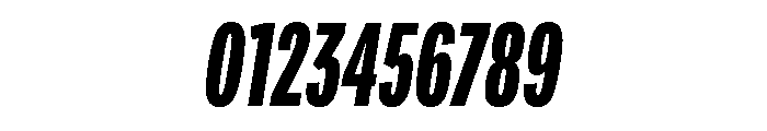 Adapt CompressedBoldItalic Font OTHER CHARS