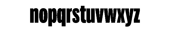 Adapt CompressedExtrabold Font LOWERCASE