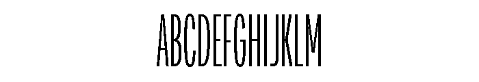 Adapt CompressedLight Font UPPERCASE