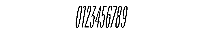 Adapt CompressedLightItalic Font OTHER CHARS