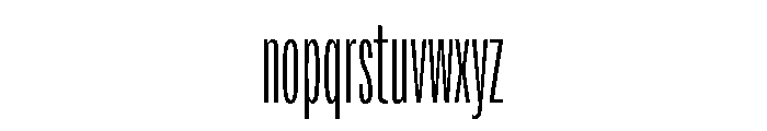 Adapt CompressedLight Font LOWERCASE