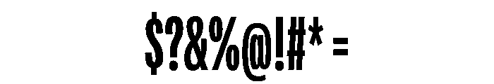 Adapt CompressedMedium Font OTHER CHARS