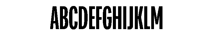 Adapt CompressedMedium Font UPPERCASE