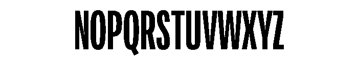 Adapt CompressedMedium Font UPPERCASE