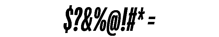 Adapt CompressedMediumItalic Font OTHER CHARS