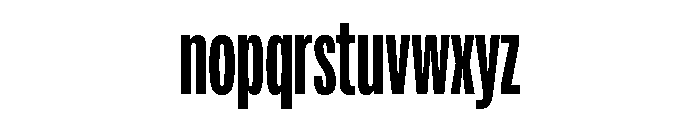 Adapt CompressedMedium Font LOWERCASE